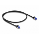 DeLOCK RJ45 Network Cable Cat.6A S/FTP Slim 0.5 m black