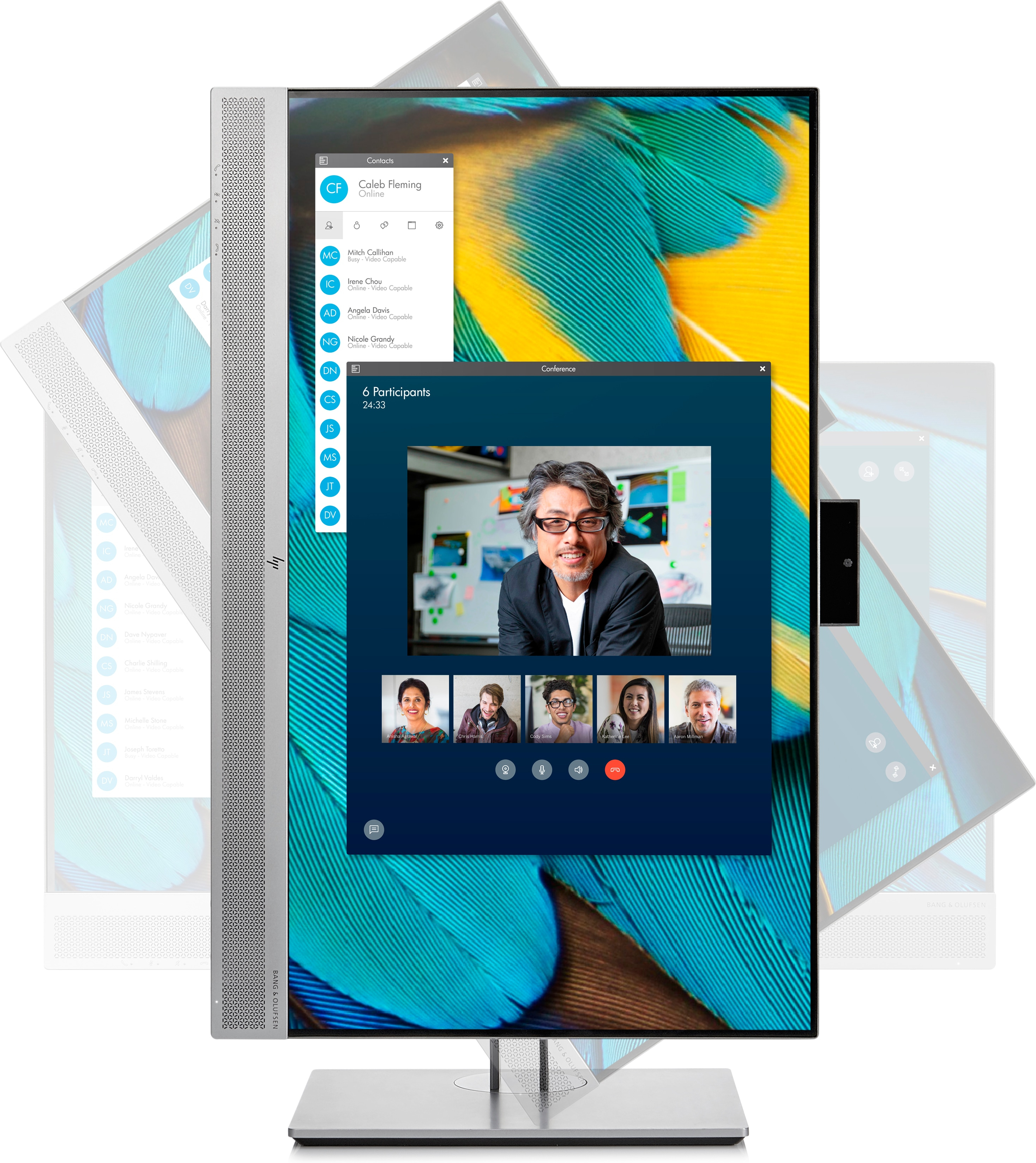 Image of HP EliteDisplay E243m 60.5 cm (23.8") 1920 x 1080 pixels Full HD...