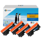 G&G Image 21450 Toner MultiPack Bk,C,M,Y, 4x3.1K pages 1000pg + 3x 700pg Pack=4 (replaces HP 117A/W2070A 117A/W2071A 117A/W2072A 117A/W2073A) for HP Color Laser 150