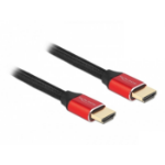 DeLOCK 85775 HDMI kabel 3 m HDMI Type A (Standaard) Zwart, Rood