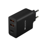 Canyon CNE-CHA08B mobile device charger Black Indoor