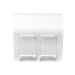 LogiLink NF0012 wall plate/switch cover White