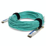 AddOn Networks AOC-Q-Q-100G-35M-AO InfiniBand/fibre optic cable QSFP28 Aqua colour