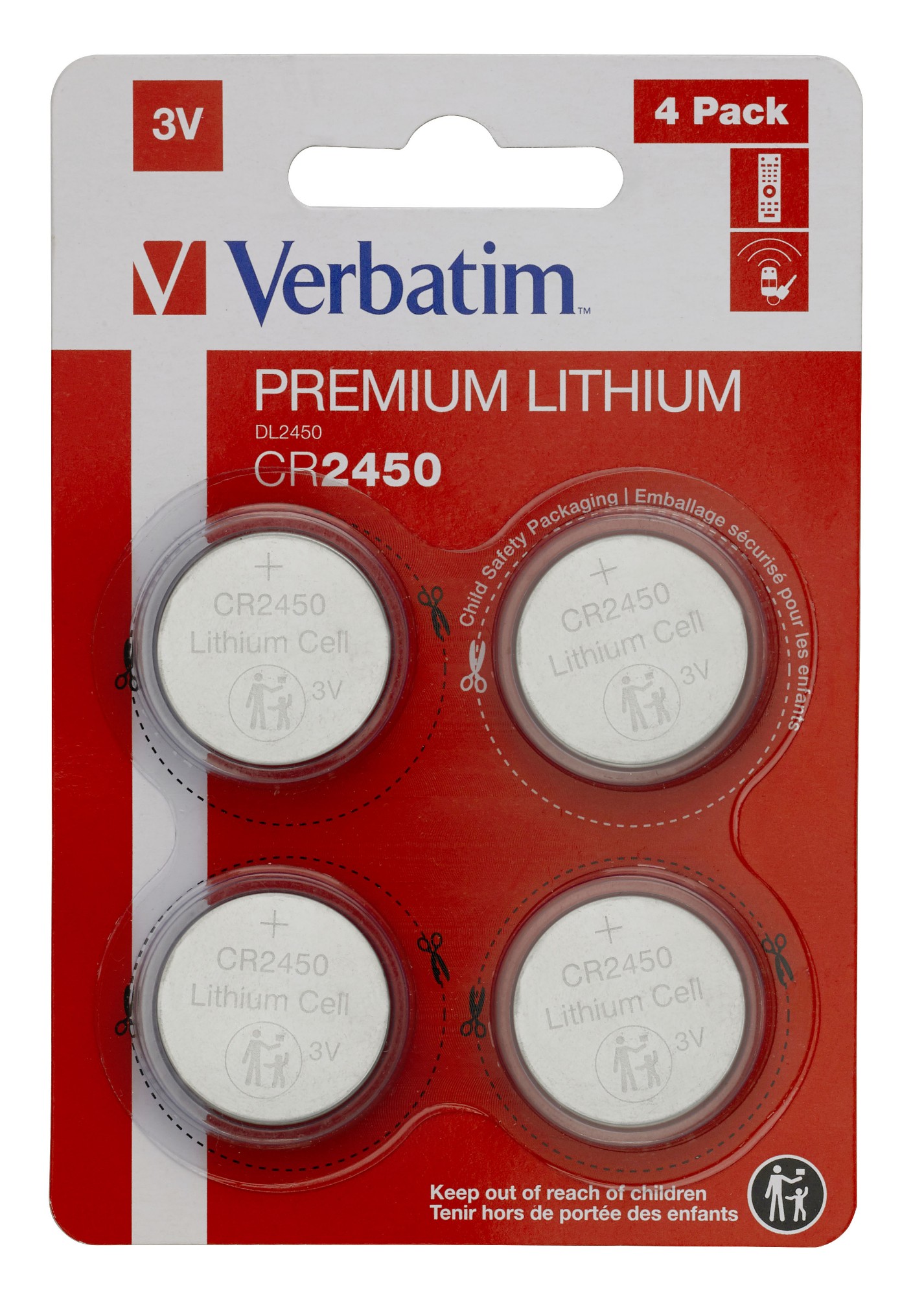 Verbatim CR2450 Single-use battery Lithium