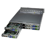 Supermicro SYS-621BT-HNTR server barebone Intel C741 LGA 4677 (Socket E) Rack (2U) Black, Silver