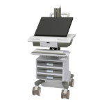 Ergotron M031-0101-111101-1-0 houder & standaard all-in-one pc/werkstation 19,5 kg Wit, Grijs 61 cm (24")