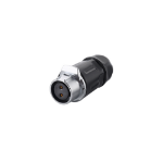 Alcasa IC01-20P202 wire connector S1 - Power (2-pin) Black