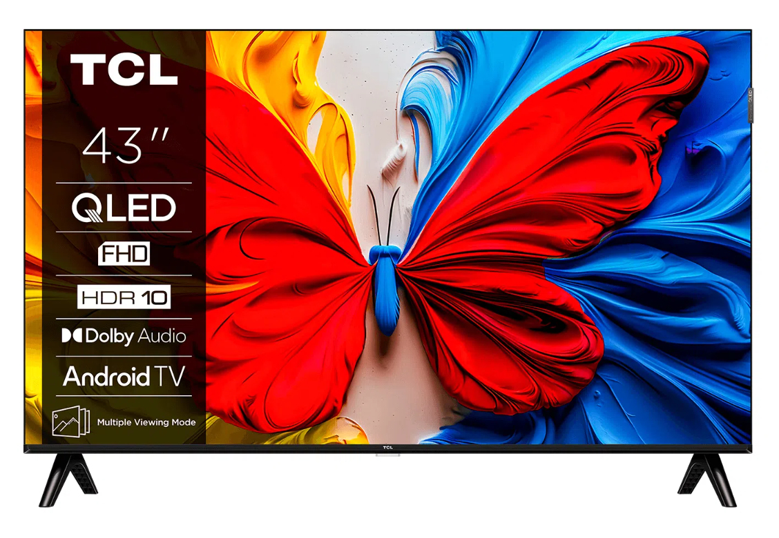 TCL 43V5C TV 109.2 cm (43") Full HD Smart TV Wi-Fi Black