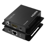 LogiLink HD0063 AV extender AV transmitter & receiver Black