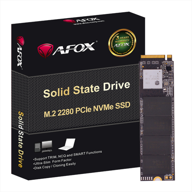 AFOX ME300-2000GN SSD-hårddisk M.2 2 TB PCI Express 3.0 3D NAND NVMe