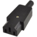 Microconnect C13PLUG power plug adapter C13 Black