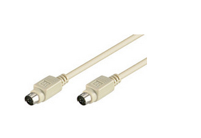 Image of Microconnect IBM056 PS/2 cable 2 m PS/2 M Mini Dim 6 M White