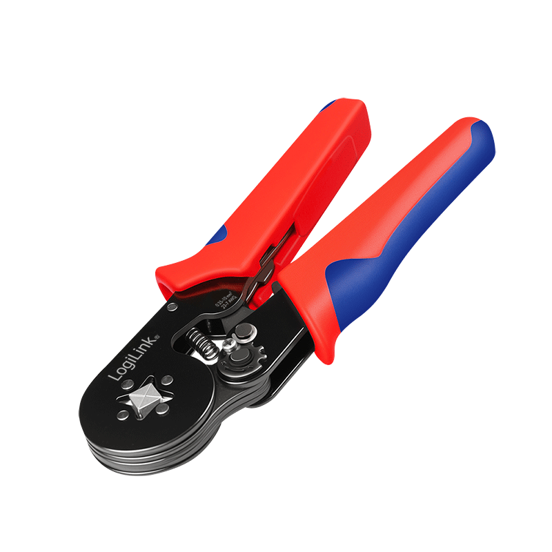 Logilink Self-Adjusting Crimping Pliers For Wire Ferrules 0.25 - 10 Mm