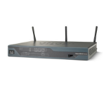 Cisco 881GW draadloze router Fast Ethernet Single-band (2.4 GHz) 3G Zwart