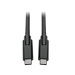 Tripp Lite U420-010 USB-C Cable (M/M) - USB 3.1, Gen 1 (5 Gbps), Thunderbolt 3 Compatible, 10 ft. (3.05 m)