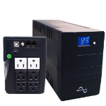 DataShield KS-800LCD sistema de alimentación ininterrumpida (UPS) 0.8 kVA 6 salidas AC