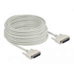 DeLOCK Serial Cable D-Sub 25 male to male 20 m