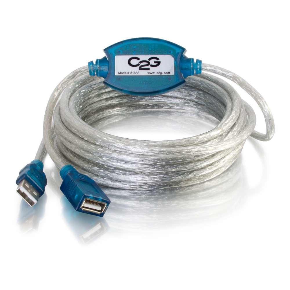 Image of C2G 81665 USB cable 5 m USB 2.0 USB A Beige