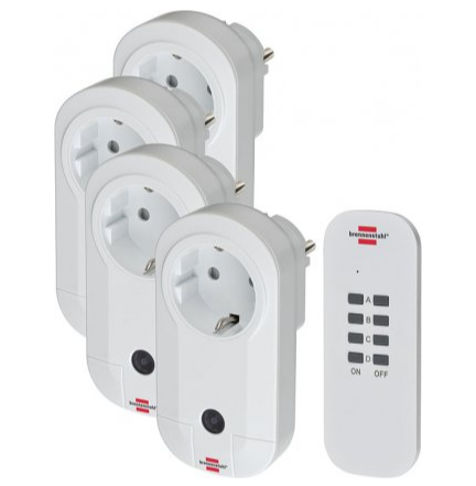 Image of Brennenstuhl 1507050 power plug adapter White