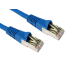 Cables Direct 1m CAT6a, M - M networking cable Blue S/FTP (S-STP)