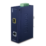 PLANET IGT-905A network media converter 2000 Mbit/s Multi-mode, Single-mode Blue