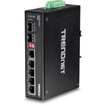 Trendnet TI-G62 network switch Unmanaged L2 Gigabit Ethernet (10/100/1000) Black
