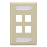 Black Box WPT472 wall plate/switch cover Ivory