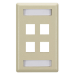 Black Box WPT472 wall plate/switch cover Ivory