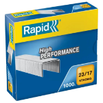 Rapid Staples Strong 23/17 Galvanized Box of 1000