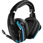 Logitech G 981-000825 headphones/headset Wired & Wireless Head-band Gaming Black