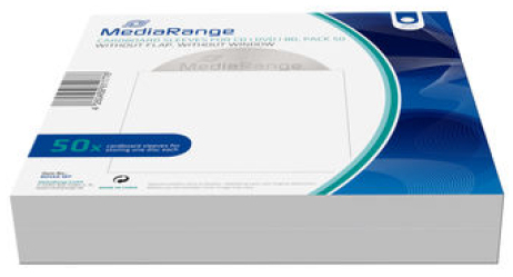 MediaRange BOX68-WF optical disc case Sleeve case 1 discs White