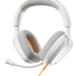 Glorious Gaming Glorious GHS Eternal - Stereo gaming headset voor pc, PS5, PS4, Xbox, Switch - Custom-tuned, gekantelde drivers, verstelbare, kristalheldere, afneembare mic, 3,5 mm - Duurzaam, dag/nacht comfort - Wit