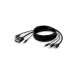 Belkin F1DN1CCBL-DH10t KVM cable Black 3 m