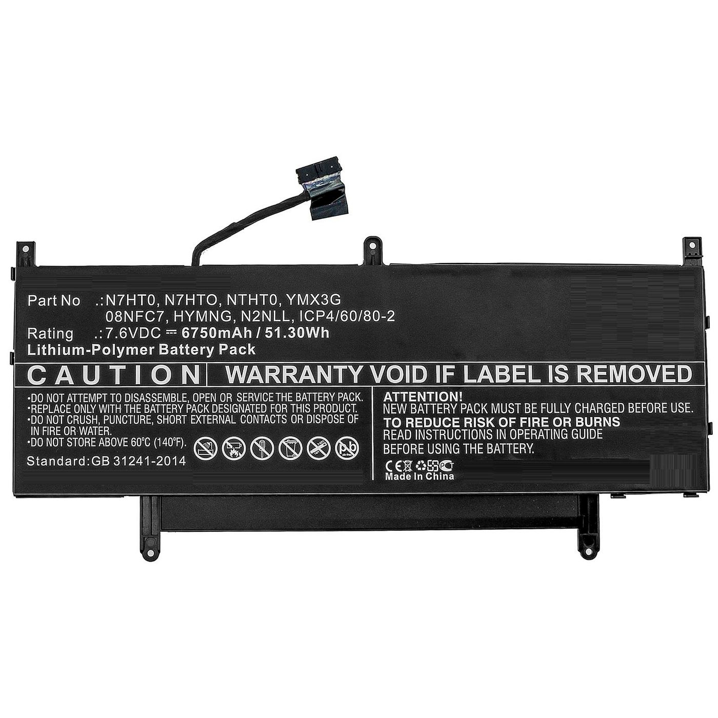 Coreparts Mbxde-Ba0233 Laptop Spare Part Battery
