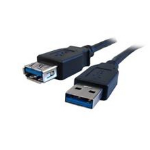 Comprehensive 3ft. USB 3.0 A m/f USB cable USB 3.2 Gen 1 (3.1 Gen 1) 35.8" (0.91 m) USB A Black