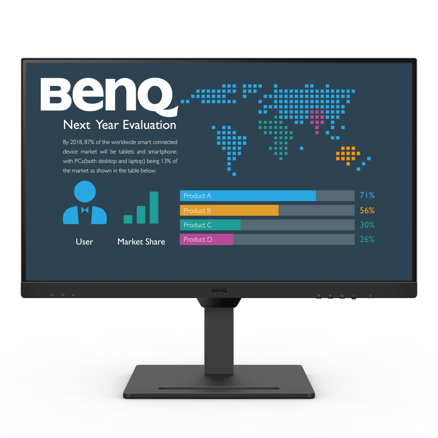 Image of BenQ BL2790QT computer monitor 68.6 cm (27") 2560 x 1440 pixels...