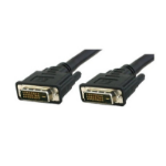Techly ICOC-DVI-811CF DVI cable 10 m DVI-D Black