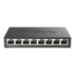D-Link DGS-108 Unmanaged L2 Gigabit Ethernet (10/100/1000) Zwart