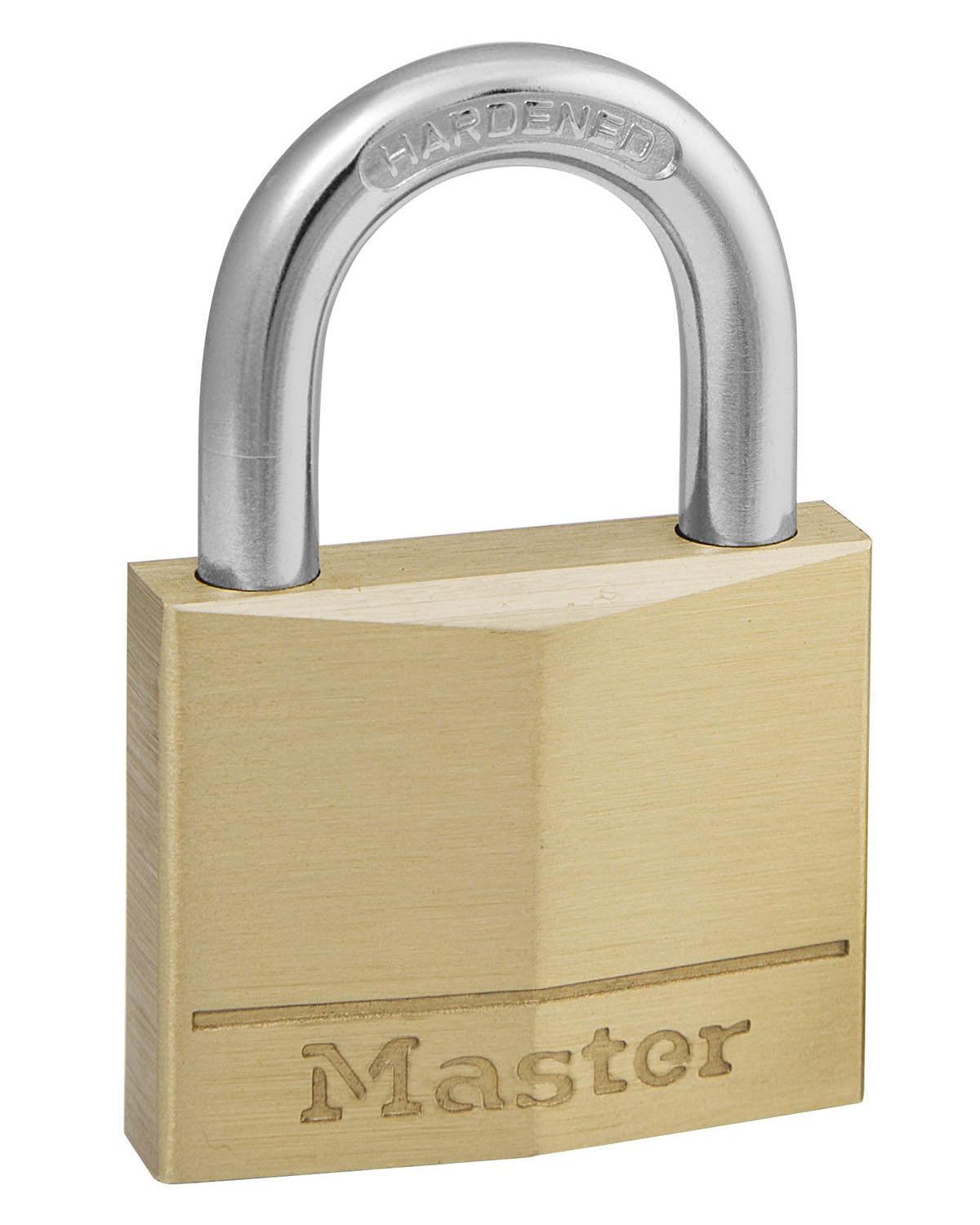 Image of Masterlock 40mm wide solid brass body padlock - Conventional...