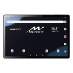 Hannspree Mercury Mediatek LTE 128 GB 35.8 cm (14.1") 6 GB Wi-Fi 5 (802.11ac) Android 15 Black