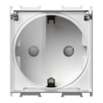 TEM VM11PT socket-outlet Schuko Transparent, White