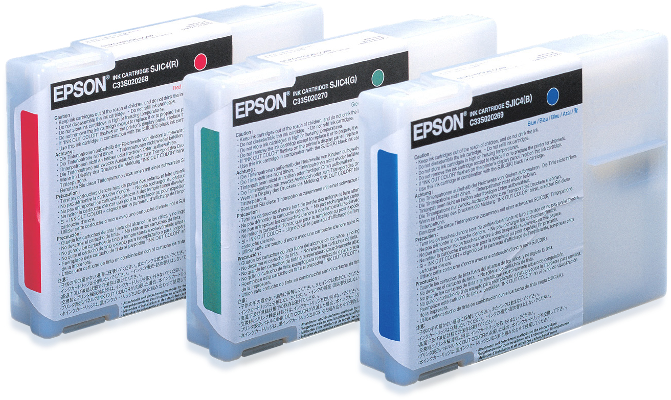 Image of Epson C33S020268/SJIC-4-R Ink cartridge red 5.500.000 signs for...