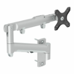 Atdec AWMS-DW-S monitor mount / stand Silver Wall