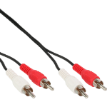 InLine Audio cable, 2x RCA M/M 3m