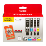 Canon PGI-250/CLI-251 ink cartridge 4 pc(s) Original Photo cyan, Photo magenta, Black, Photo yellow