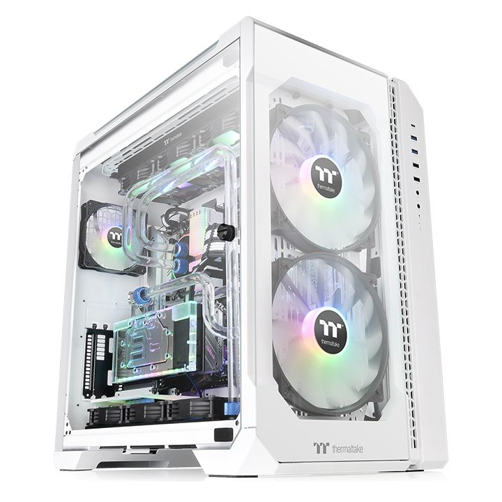 Image of Thermaltake View 51 TG ARGB Snow Midi Tower White