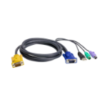 ATEN 2L-5302UP KVM cable Black 70.9" (1.8 m)