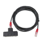 Vertiv SPS-4 cable splitter/combiner Black
