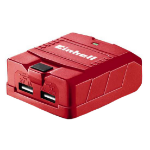 Einhell 4514120 power adapter/inverter Universal Black, Red