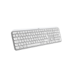 Logitech 920-011585 keyboard Universal RF Wireless + Bluetooth QWERTY UK English Aluminium, White